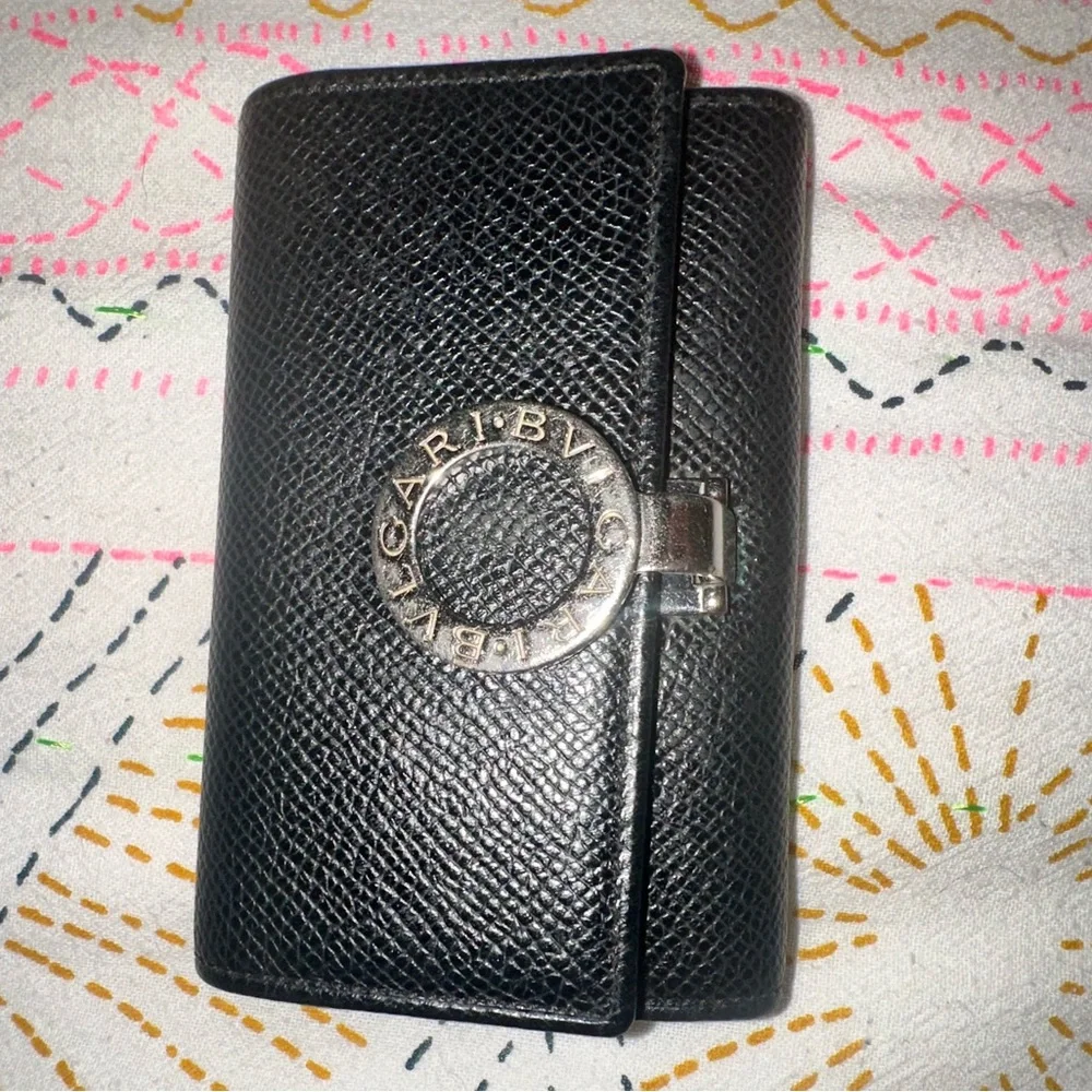 BVLGARI BLACK WALLET/KEY HOLDER